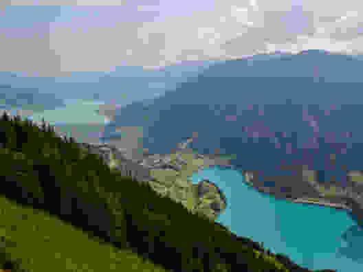 Lungerersee und Sarnersee im Hintergrund. Bild: Sabine Joss