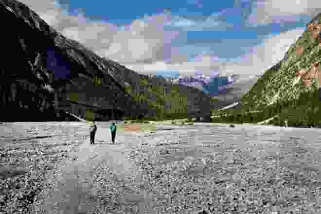 Dans le Val Plavna, les laves torrentielles modifient constamment le paysage.
