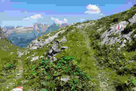 Le regard est attiré par le Säntis et le Schafberg. Photo: Christiana Sutter