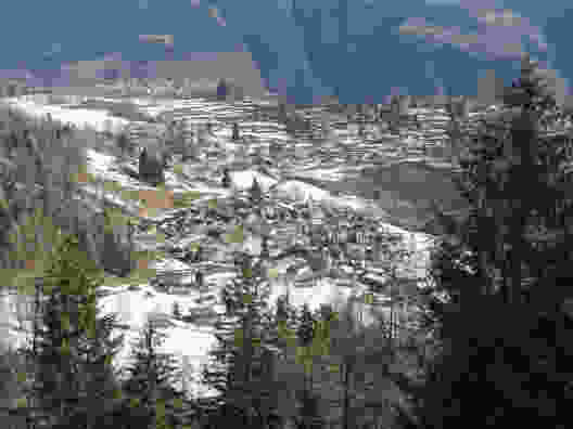 Tiefblick auf Dalpe. Bild: Racchette Dalpe