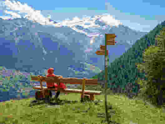 Ganz wichtig: Immer wieder die Aussicht geniessen! Bild: Fredy Joss
