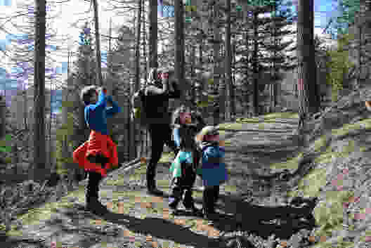 Mit dem Feldstecher auf Pirsch. Bilder: Rémy Kappeler 
