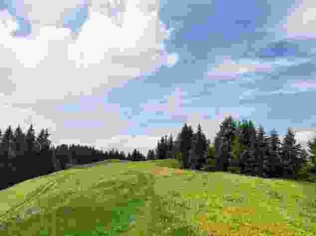 Herrlicher Bergfrühling bei Beichlengfäl, unter der Woche ist man mitunter alleine hier.