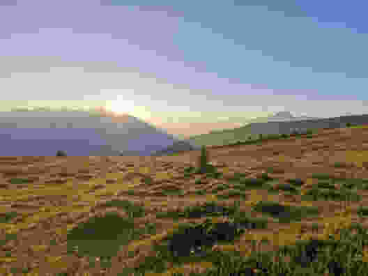 Sonnenaufgang auf der Muttneralp. Bild: Andreas Staeger
