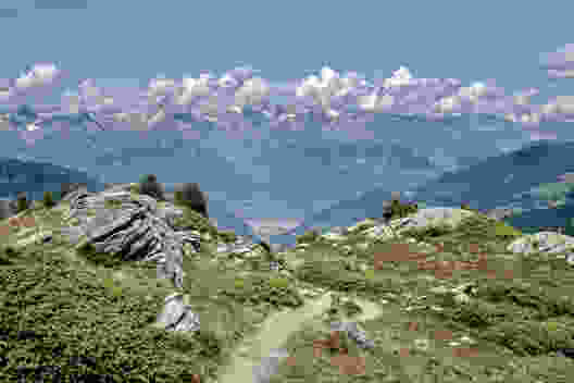 Blick auf Visp und das Tal. Bild: Pascal Bourquin