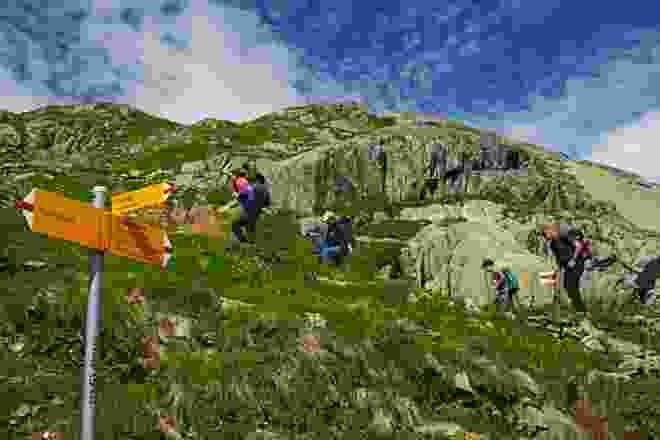Vom Grimselpass geht es aufwärts …