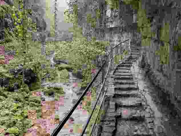 Dans les gorges de Douanne